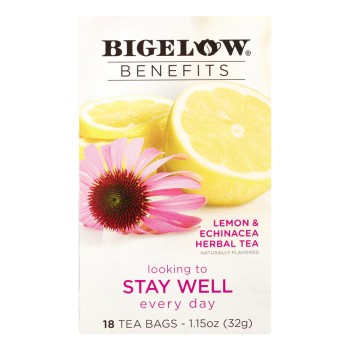 Bigelow Benefits Lemon & Echinacea Stay Well Bigelow Benefits Lemon & Echinacea Stay Well