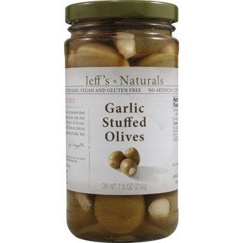 JEFF'S GARLIC STUFFED OLIVES JEFF'S GARLIC STUFFED OLIVES