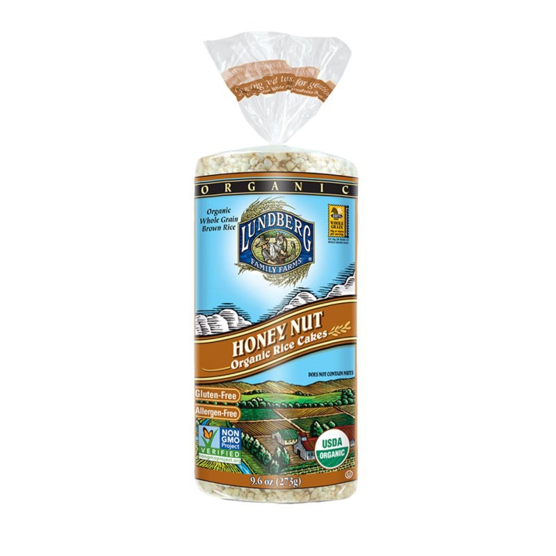 LUNDBERG OG RICE CAKE HONEY NUT LUNDBERG OG RICE CAKE HONEY NUT