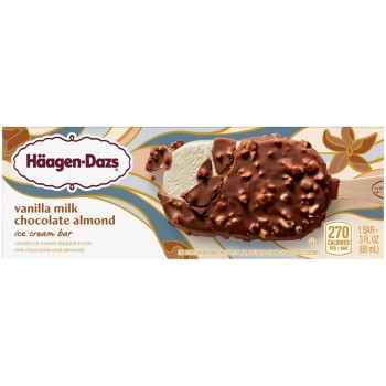 Haagen Dazs Vanilla Milk Chocolate Almond Bar Haagen Dazs Vanilla Milk Chocolate Almond Bar