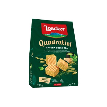 Loacker Quadartini Matcha Green Tea Loacker Quadartini Matcha Green Tea