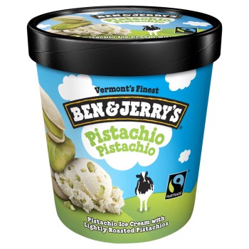 BEN & JERRY'S PISTACHIO BEN & JERRY'S PISTACHIO