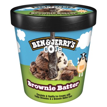BEN & JERRY'S BROWNIE BATTER CORE BEN & JERRY'S BROWNIE BATTER CORE