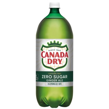 Canada Dry Zero Sugar Ginger Ale 2 L Bottle Canada Dry Zero Sugar Ginger Ale 2 L Bottle
