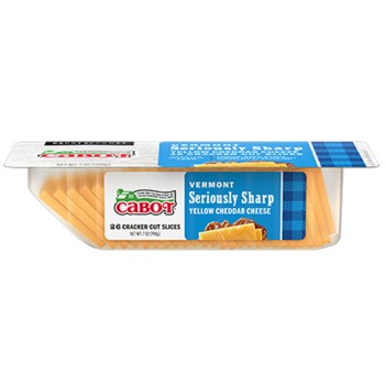 Cabot Vermont Seriously Sharp White Cracker Cut Cabot Vermont Seriously Sharp White Cracker Cut