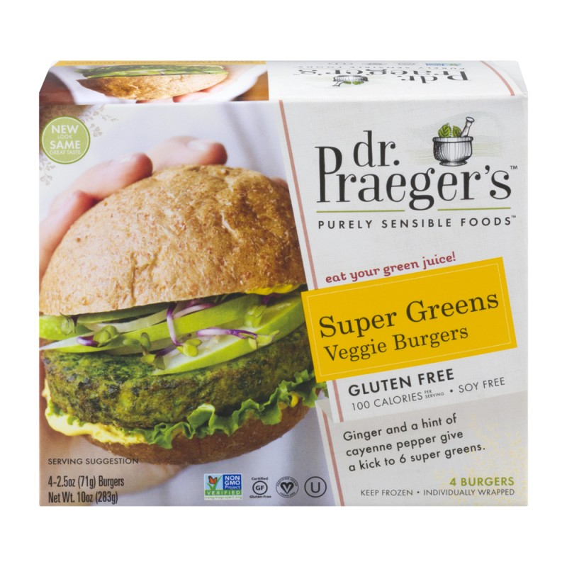 Dr. Praeger Super Greens Veggie Burgers Dr. Praeger Super Greens Veggie Burgers