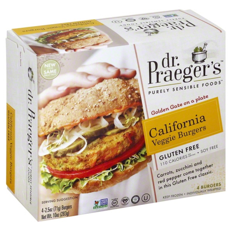 DR. PRAEGER'S GF CALIFORNIA BURGER DR. PRAEGER'S GF CALIFORNIA BURGER