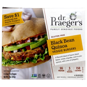 Dr. Praegers Black Bean Veggie Burger Dr. Praegers Black Bean Veggie Burger