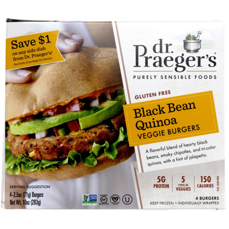 Dr Praegers Black Bean Veggie Burger Dr Praegers Black Bean Veggie Burger