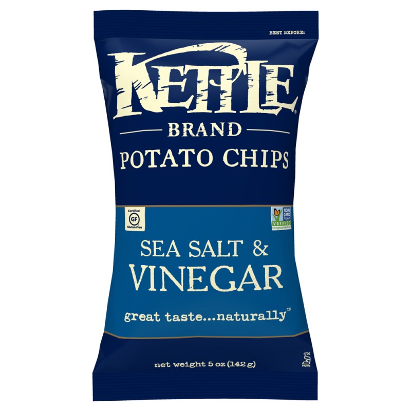 KETTLE CHIPS SEA SALT & VINECAR KETTLE CHIPS SEA SALT & VINECAR