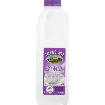 Cream-O-Land Milk Reduced Fat 2% Quart Cream-O-Land Milk Reduced Fat 2% Quart