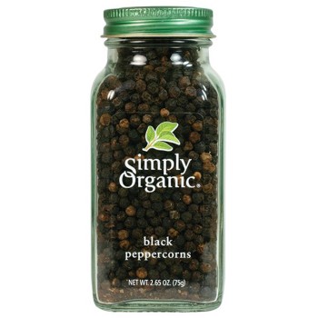 SIMPLY Organic Black Peppercorns SIMPLY Organic Black Peppercorns