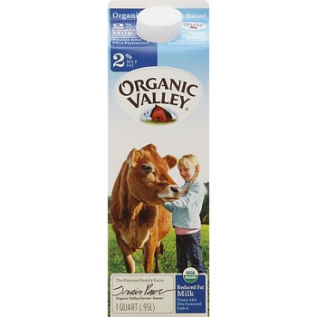 Organic Valley Reduced Fat Milk Quart Organic Valley Reduced Fat Milk Quart