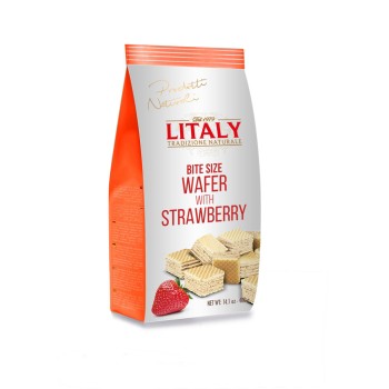 Litaly Waffers With Strawberry Litaly Waffers With Strawberry
