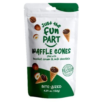 Just The Fun Part Waffle Cones Hazelnut Just The Fun Part Waffle Cones Hazelnut