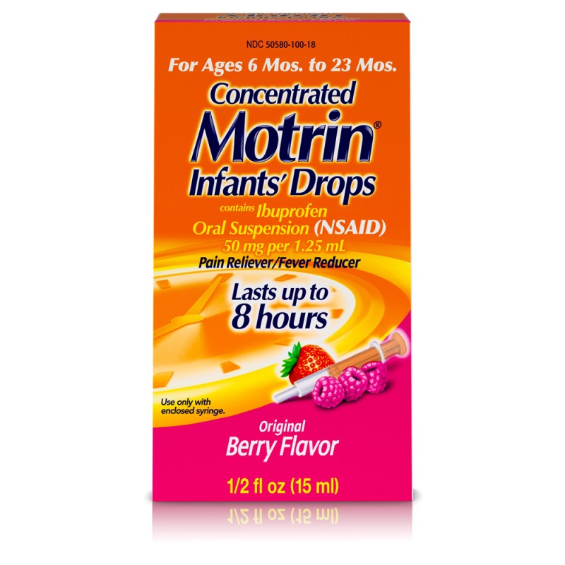 Motrin Infant Drops Berry Size .5 Oz Motrin Infant Drops Berry Size .5 Oz