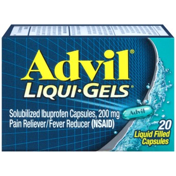Advil Liqui-Gels Pain Reliever and Fever Reducer 200mg