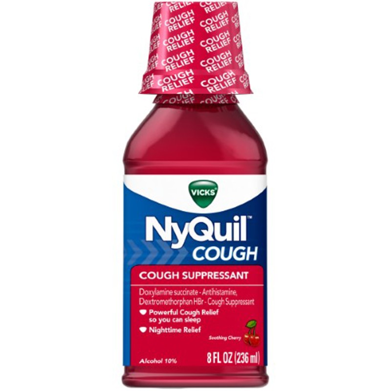 Nyquil Liquid Cherry 8 Oz