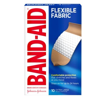 BAND AID FLEXIBLE FABRIC 1CT BAND AID FLEXIBLE FABRIC 1CT