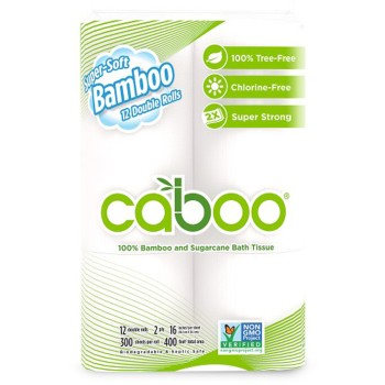 Caboo Bamboo Toilet Paper 12pack Caboo Bamboo Toilet Paper 12pack