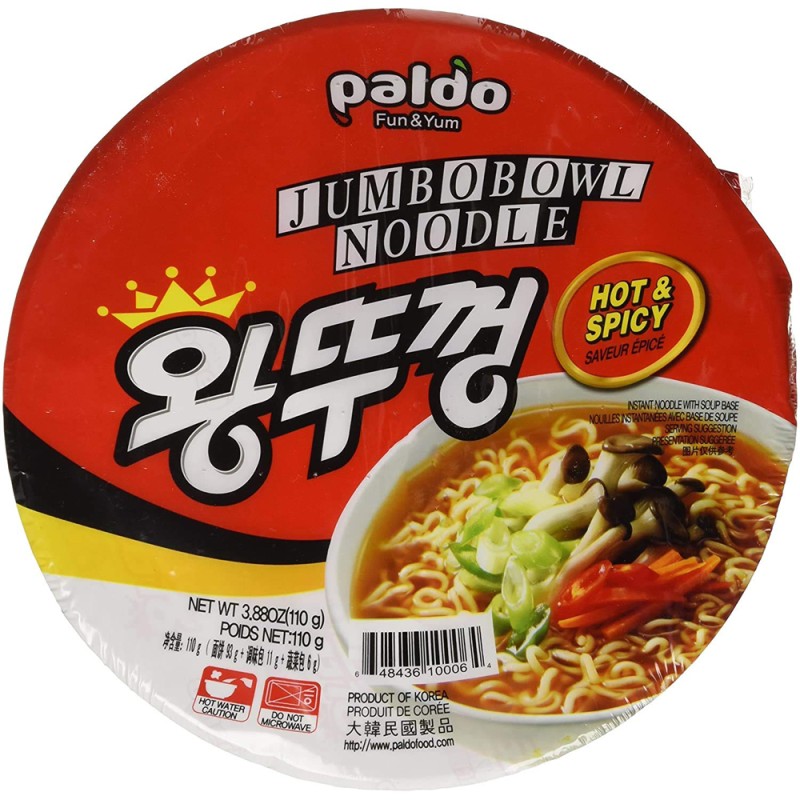 Paldo Spicy Jumbo Bowl Noodle Paldo Spicy Jumbo Bowl Noodle