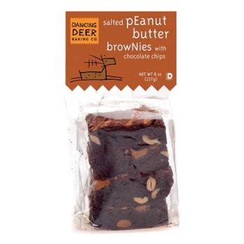 Dancing Deer Salted Peanut Butter Brownies Dancing Deer Salted Peanut Butter Brownies