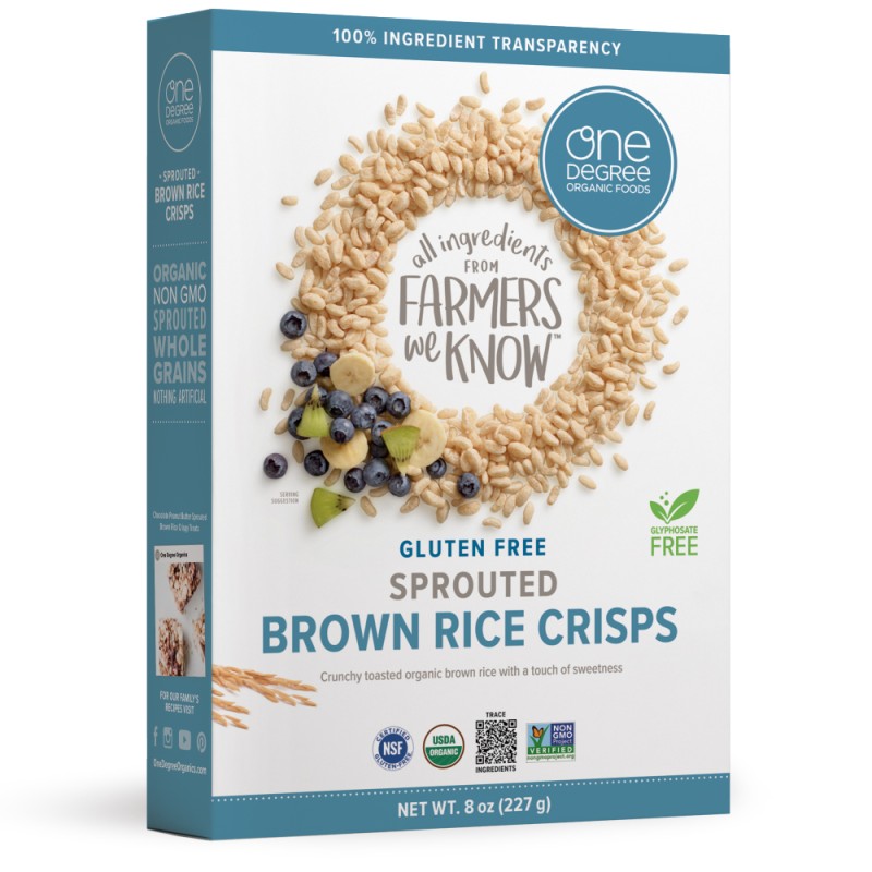 One Degree Sprouted Brown Rice Crisps One Degree Sprouted Brown Rice Crisps