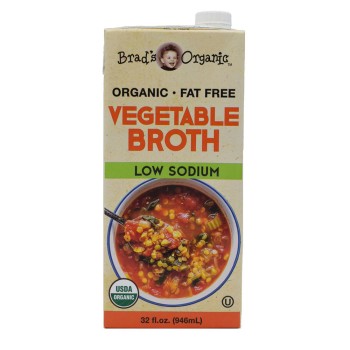 Brad's Organic Vegetable Broth Low Sodium