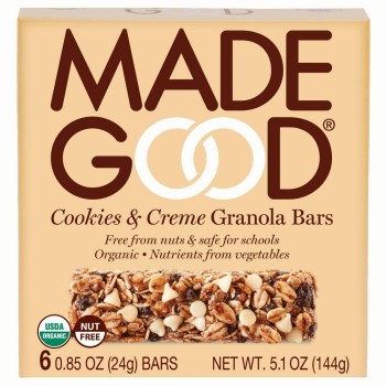 MADE GOOD COOKIES & CREME GRANOLA BARS MADE GOOD COOKIES & CREME GRANOLA BARS