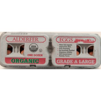 Alderfer Organic Large Brown Eggs 12 Dozens Alderfer Organic Large Brown Eggs 12 Dozens