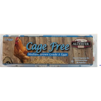 Alderfer Cage Free Medium Brown Eggs