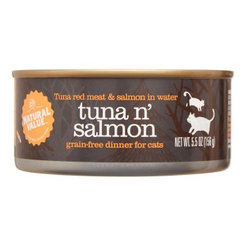 Natural Value TUNA & SALMON DINNER IN JELLY 5 .5 OZ Natural Value TUNA & SALMON DINNER IN JELLY 5 .5 OZ