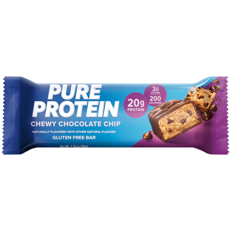 PURE PROTEIN CHEWY CHOCOLATE CHIP BAR PURE PROTEIN CHEWY CHOCOLATE CHIP BAR