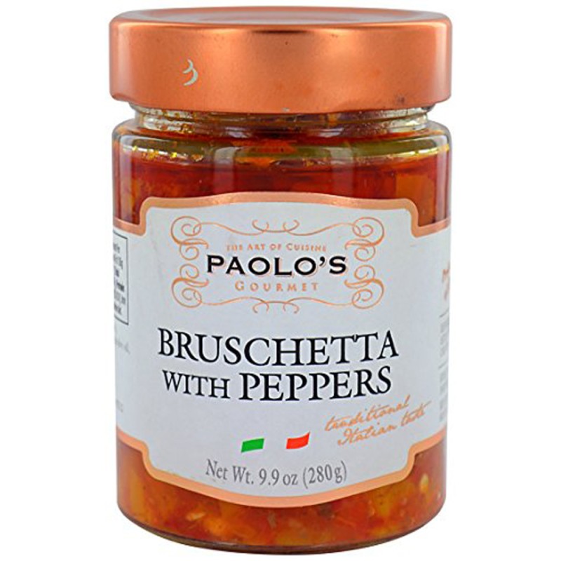 PAOLO'S BRUSCHETTA W/ PEPPERS PAOLO'S BRUSCHETTA W/ PEPPERS