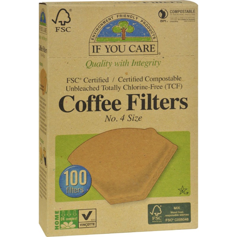 IF YOU CARE COFFEE FILTERS NO.4 IF YOU CARE COFFEE FILTERS NO.4