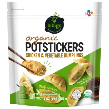 CJ Bibigo Organic Chicken & Vegetable Potstickers CJ Bibigo Organic Chicken & Vegetable Potstickers