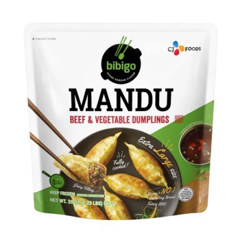 CJ Bibigo Mandu Beef & Vegetable Dumplings CJ Bibigo Mandu Beef & Vegetable Dumplings