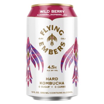 Flying Embers Hard Kombucha Flying Embers Hard Kombucha