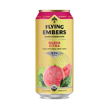 Flying Ambers Hard Kombucha Guava Citra Flying Ambers Hard Kombucha Guava Citra