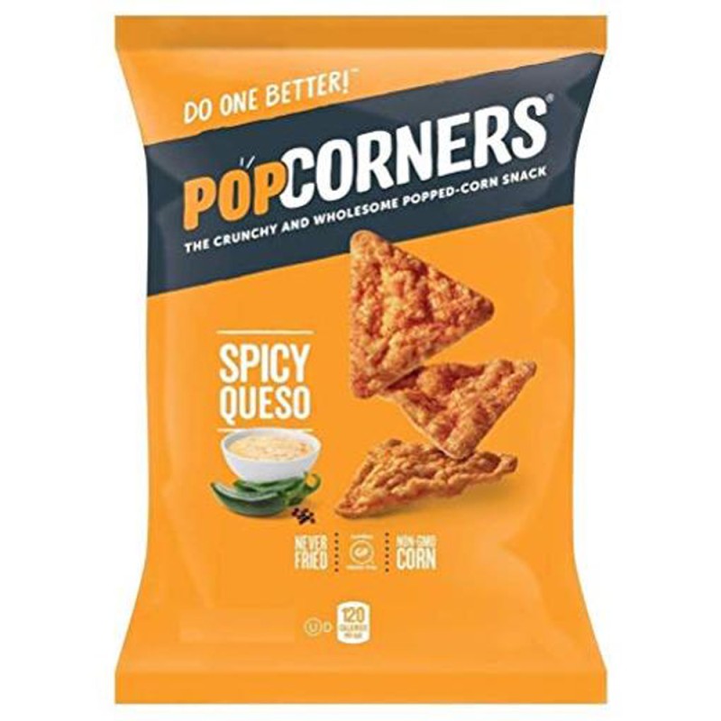 POPCORNERS SPICY QUESO POPCORNERS SPICY QUESO