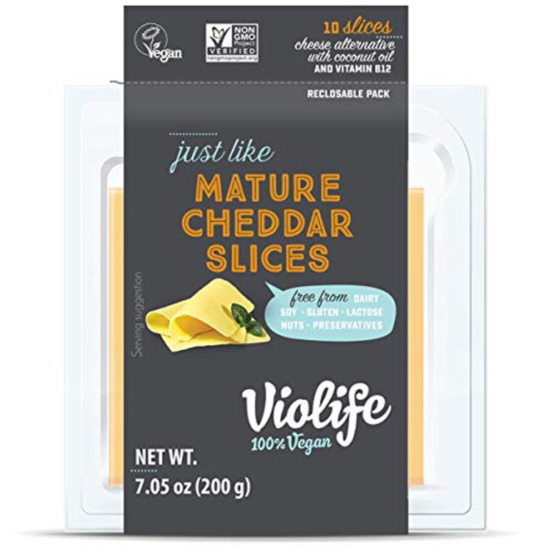 Violife Mature Cheddar Slices Violife Mature Cheddar Slices