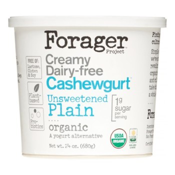 Forager Organic Plain Cashewmilk Yogurt Forager Organic Plain Cashewmilk Yogurt