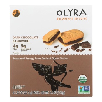 Olyra Breakfast Biscuits Dark Chocolate Olyra Breakfast Biscuits Dark Chocolate