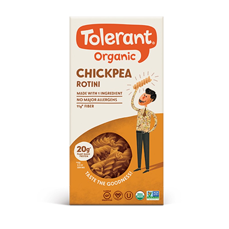tolerent organic chikpea rotini tolerent organic chikpea rotini