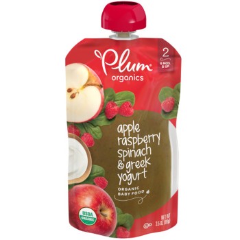 Plum Organics Apple Raspberry Spinach