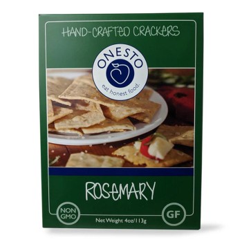 Onesto GF Crackers Rosemary Onesto GF Crackers Rosemary