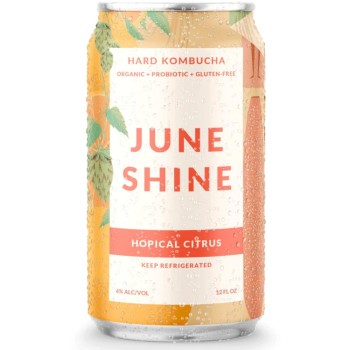 June Shine Hard Kombucha Hopical Citrus June Shine Hard Kombucha Hopical Citrus