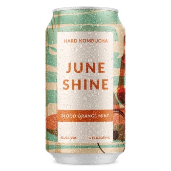 June Shine Hard Kombucha Blood Orange Mint June Shine Hard Kombucha Blood Orange Mint