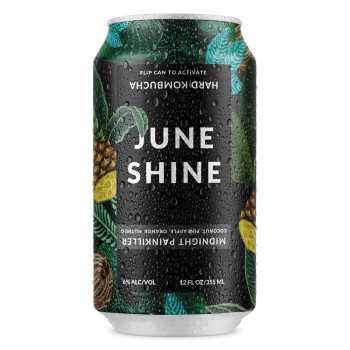 June Shine Hard Kombucha Midnight Painkiller June Shine Hard Kombucha Midnight Painkiller