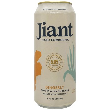 Jiant Hard Kombucha Gingerly Jiant Hard Kombucha Gingerly